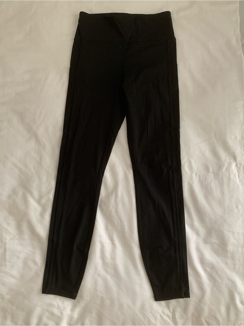 Vuori Daily Pocket Leggings High Rise Black Yoga Athletic Tights Womens XS EUC